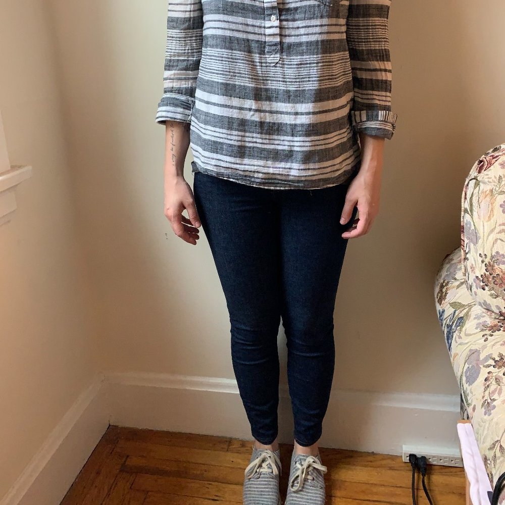 High-waisted J.Crew skinny jeans